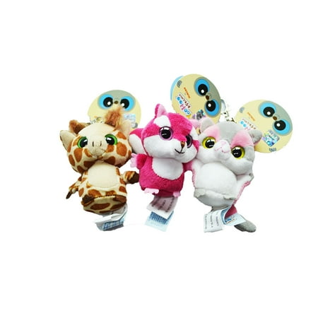 Sv650 Clip Ons - Aurora - YooHoo & Friends - Clip Ons Set - Squirrel, Sugar Glider & Giraffe