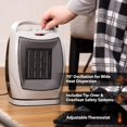 thumbnail image 3 of Calentador interior Comfort Zone oscilante 1500 W CZ449E, 3 of 7