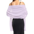 thumbnail image 2 of Uqiangy Womens Shawls and Wraps Dressy Shawl Wraps for Women Summer Shawls and Wraps for Evening Dresses Summer Wrap Scarf for Women Wraps for Women Sheer Shawl for Evening Dresses Purple One Size, 2 of 5