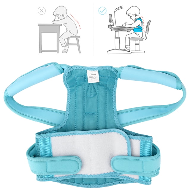 Cinturón corrector de jorobado para niños, Corrector de postura, soporte para espalda y columna vertebral