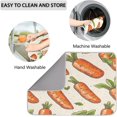 thumbnail image 4 of Absorbent Dish Drying Mat,Food Carrot Picture 16*18inch Dish Drying Mat for Kitchen Counter Microfiber Absorbent Dish Draining Reusable Washable Extra, 4 of 6