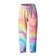 thumbnail image 5 of Pantalones de Mujer Traje Verano Cómodo de Moda Impreso Pantalones Recortados, Pantalones Elásticos Casuales, 5 of 5