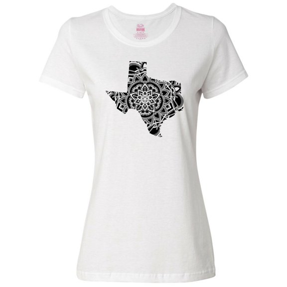Inktastic Texas Silhouette Mandala Women's T-Shirt