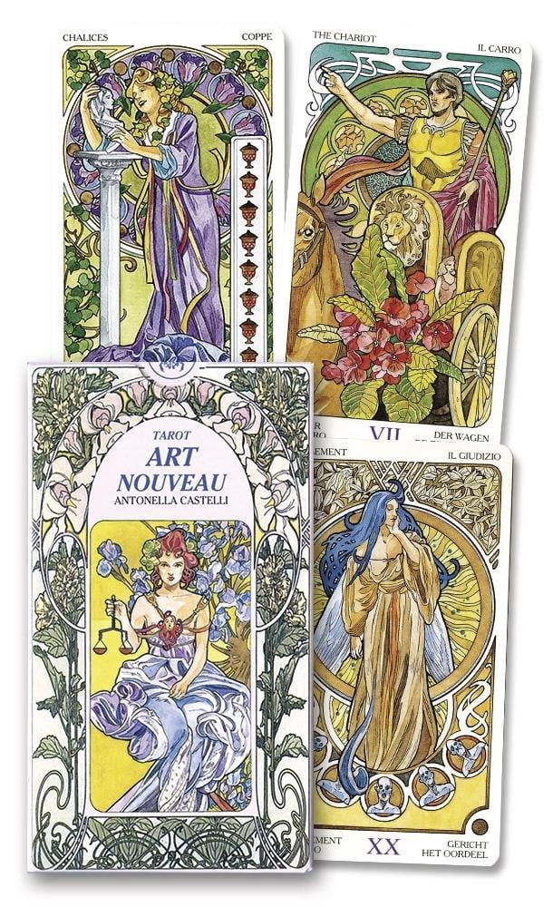 Tarot Art Nouveau Deck Other Walmart Com