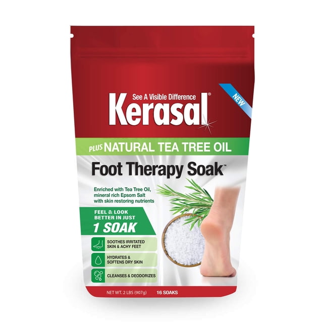 Foot Therapy Soak Kerasal para pies doloridos, cansados y secos, 1 kg
