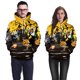 thumbnail image 2 of Sudaderas Harajuku con capucha de calabaza para fiesta de Halloween, suéter con estampado de cubierta completa 3D, ropa de calle para parejas, Otoño e Invierno, 2 of 4