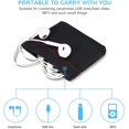thumbnail image 3 of 2 piezas de Cuero PU brillar Bolsa de repuesto para Iphone Beats HTC, 3 of 5