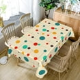 thumbnail image 5 of 60x84inches Mid Century Rectangle Table Cloth Modern Atomic Retro Decorative Tablecloth Oil-Proof Waterproof Polyester Fabric Table Cover for Kitchen Dining Room Indoor Outdoor Party Decor, 5 of 7