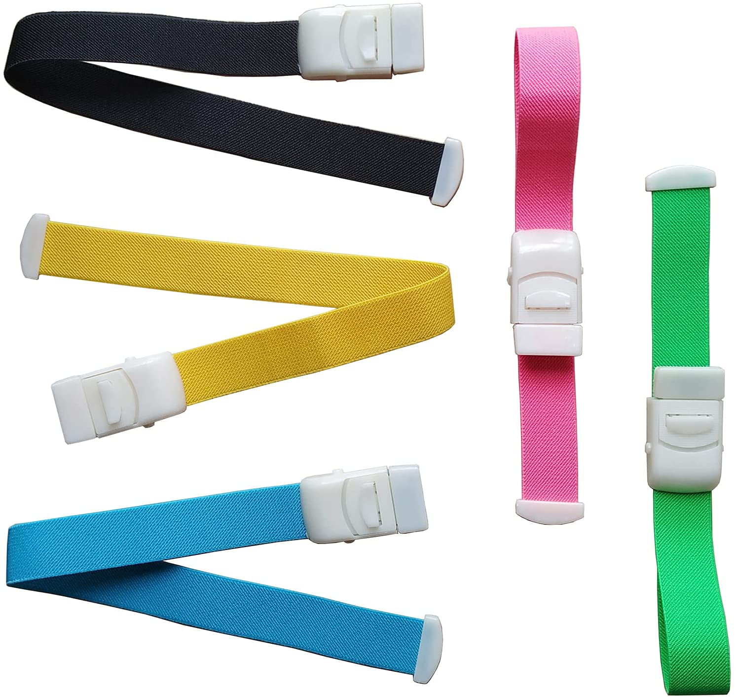 Mixed Color SUPVOX 6pcs Tourniquet Elastic First Aid Adjustable Medical Buckle for Outdoor Emergency to Stop BleedingTourniquet 