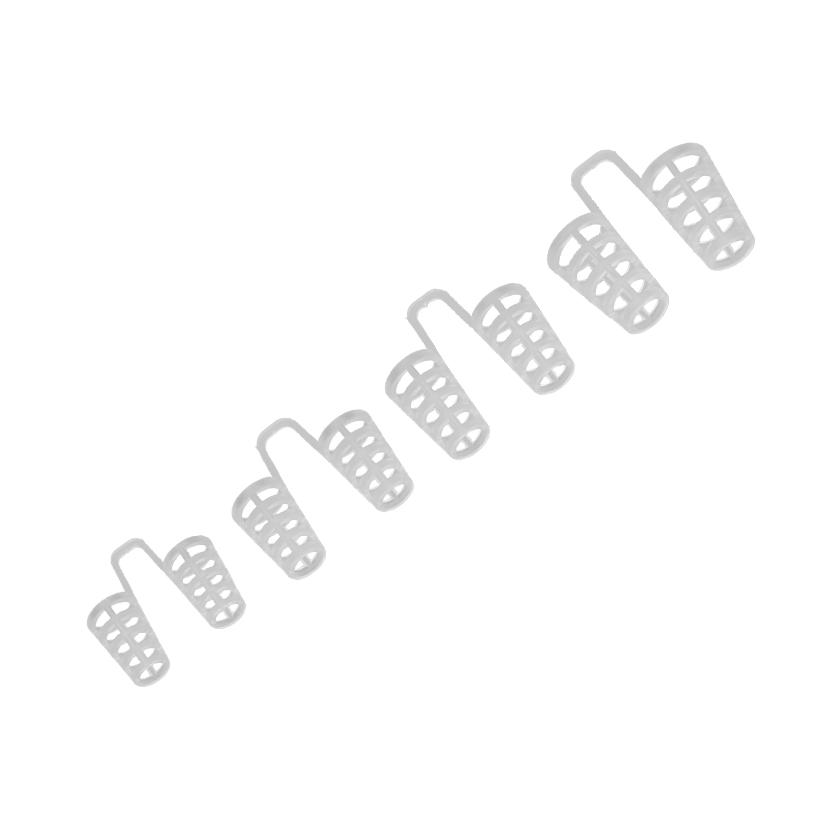 Fyydes 4Pcs Mini Anti Snoring Nose Clip Transparent Comfortable Sleeping Aid Device,Anti Snoring Devices,Device