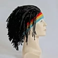 thumbnail image 2 of Nsxcdh Retro Hippie Woolen Dreadlock Style Hat Eye-Catching Costume Photo Prop Party Accessories Holiday Gift, 2 of 7