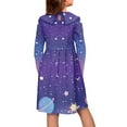 thumbnail image 3 of DISNIMO Kids Axolotl Dress for Girls 9-10 Winter Dresses for Kids Girls Galaxy Dress for Girls Long Sleeve Dress with Collar for Girls Dress Fall Casual Dresses for Girls Midi Dresses for Children, 3 of 7