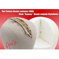 thumbnail image 2 of 11.5"" Tall Canvas Wig Head cork filled (20""- 25"") - (23"" Circumference), 2 of 5