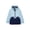 Dream Blue/Medieval Blue, variant on Kids Water Resistant Hooded Slicker Rain Jacket