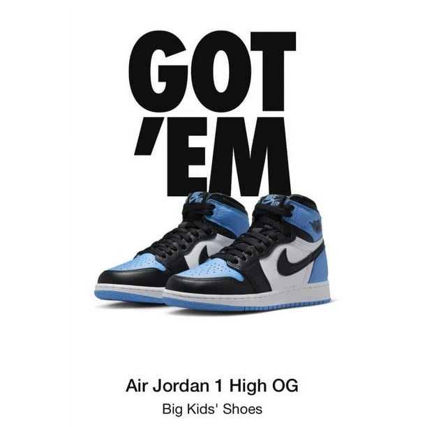 DS New Jo r-dan 1 Retro High OG UNC Toe (GS) Sz-6.5Y FD1437 400 W/Rec. Ships Now