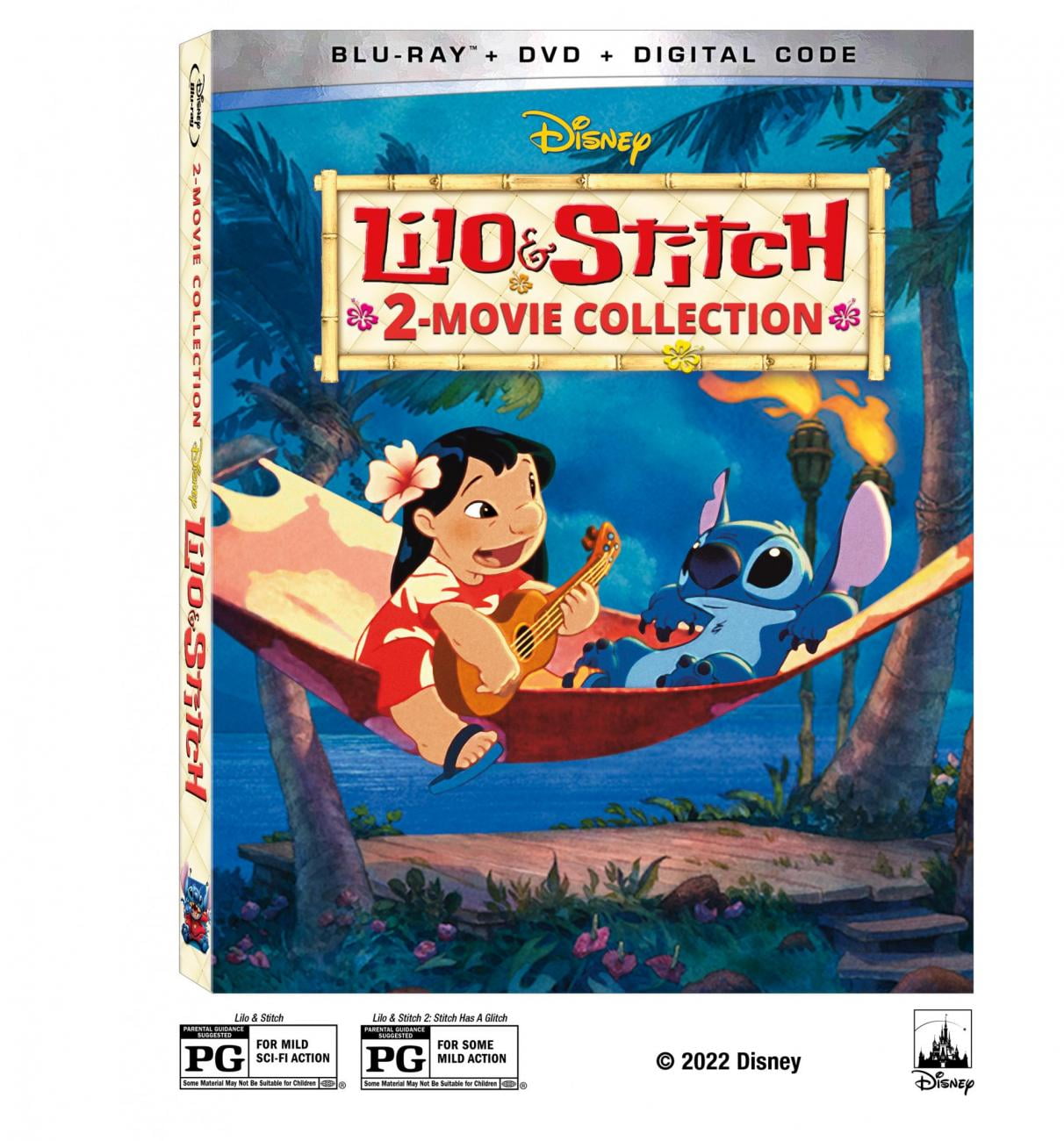 Disney Lilo & Stitch 2-Movie Collection (Blu-ray + DVD + Digital Code)