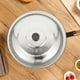 thumbnail image 2 of Tapa de acero inoxidable para ollas y sartenes, tapa redonda con pomo, ideal para sartenes y woks., 2 of 7