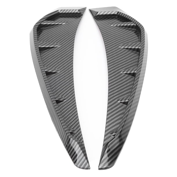 Cubierta de Ventilacia de Guardabarros, Cubierta de Ala Resistente Lateral y Duradera, Goma Universal PU 340x80 mm Para Bordes de Carro de Ventilació de Guardabarros