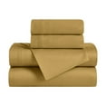 thumbnail image 2 of Superior Egyptian Cotton Deep Pocket 650 TC Sheet Set, Split King, Maple Sugar, 2 of 9
