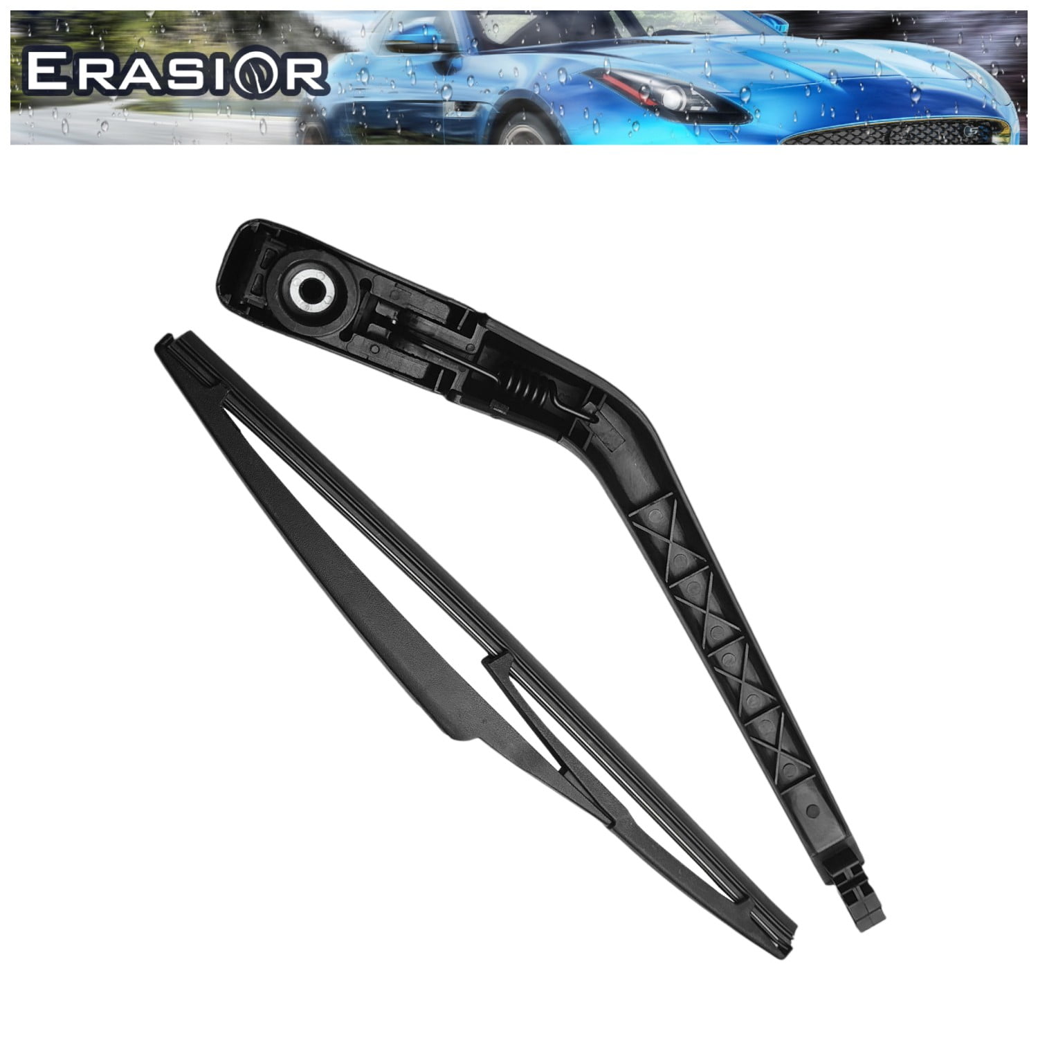 ABLEWIPE Wiper Blades, 24"+16"+12"+13" Front Rear Wipers & Arm (Pack of 4), Fit For Scion xA 2006-2004, Automotive Replacement Windshield Wiper Blades, OEM Quality, Y210I8Y10S