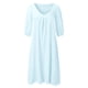 thumbnail image 4 of Vestido informal de verano para mujer, de color liso, con cuello en V y manga media - Túnica holgada larga, poliéster, transpirable, tallas S-XXL, ropa de playa/diaria/de fiesta, 4 of 4