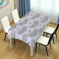 thumbnail image 6 of SKYSONIC 60"x108" Square Tablecloth with Cute Elephant Prints, Anti-Wrinkle and Smooth Table Cloth for Kitchen/Home Party Decoration, 6 of 7