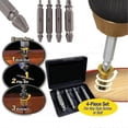 thumbnail image 2 of Juego de 4 extractores de tornillos dañados, extractores de pernos rotos, kit de taladro para tornillos rotos de fácil extracción., 2 of 4