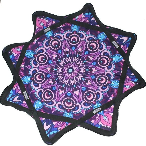Zeekio Mougee - Flux Classique Étoile - pour Débutants & Avancés - Amusant & Stimulant - Jouet Flux Doublement Cousu - Couleurs Vibrantes & Motifs Durables - Diamètre 27 Pouces - Flux