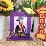 Graduation Picture Display 3D Wooden 1PC Graduation Photo Frame ...