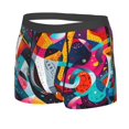 thumbnail image 2 of Balery Abstract Jazz Instrumental Men's Boxer Briefs, Soft and Breathable Cotton Underwear with nylon Waistband-XX-Large, 2 of 9