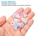 thumbnail image 3 of Uxcell 200 Pcs Acrylic Frosted Flower Beads Trumpet Flower Beads, Multicolored, 3 of 6