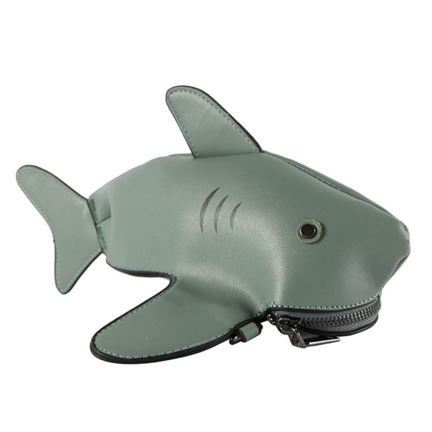 Bolsas de tiburón aterradoras, bolsa 3D, multiusos, de gran capacidad, para el hombro, bolsas de animales para Azul