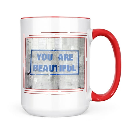 

Neonblond You Are Beautiful Mug gift for Coffee Tea lovers