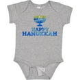 thumbnail image 3 of Inktastic Happy Hanukkah with Menorah Boys or Girls Baby Bodysuit, 3 of 5