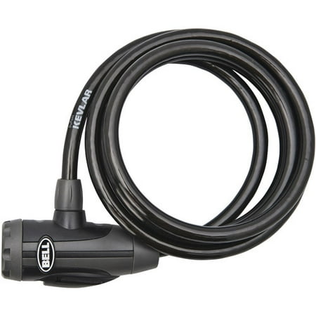 Bell Sports KEVLAR Key Cable Lock, 5' x 8mm