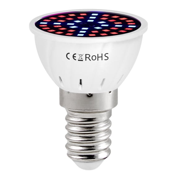 Cagogo under $5 Grow Light, LED Plant Growth Lamp, E14 Red Blue Spectral Plant Light Cup, Indoor Gardening Light for Plants, Seedling Growth Light, Herb Garden Light, Hydroponics Light