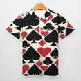 thumbnail image 3 of Casino Fun Men Zipper T-shirt Summer Casual Short Sleeve T-shirt Top, 3 of 7