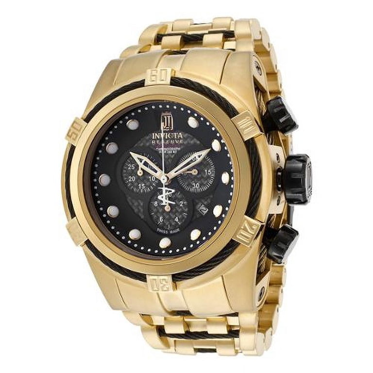 Invicta Men's 14432 Jason Taylor Analog Display Swiss Quartz Gold