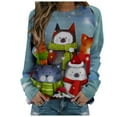 thumbnail image 2 of Pntutb, tops para hombres y mujeres, sudadera con estampado navideño de invierno, tops tipo jersey Pntutb Pntutb-1238, 2 of 8