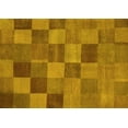 thumbnail image 1 of Ahgly Company Indoor Rectangle Oriental Yellow Modern Area Rugs, 2' x 5', 1 of 4