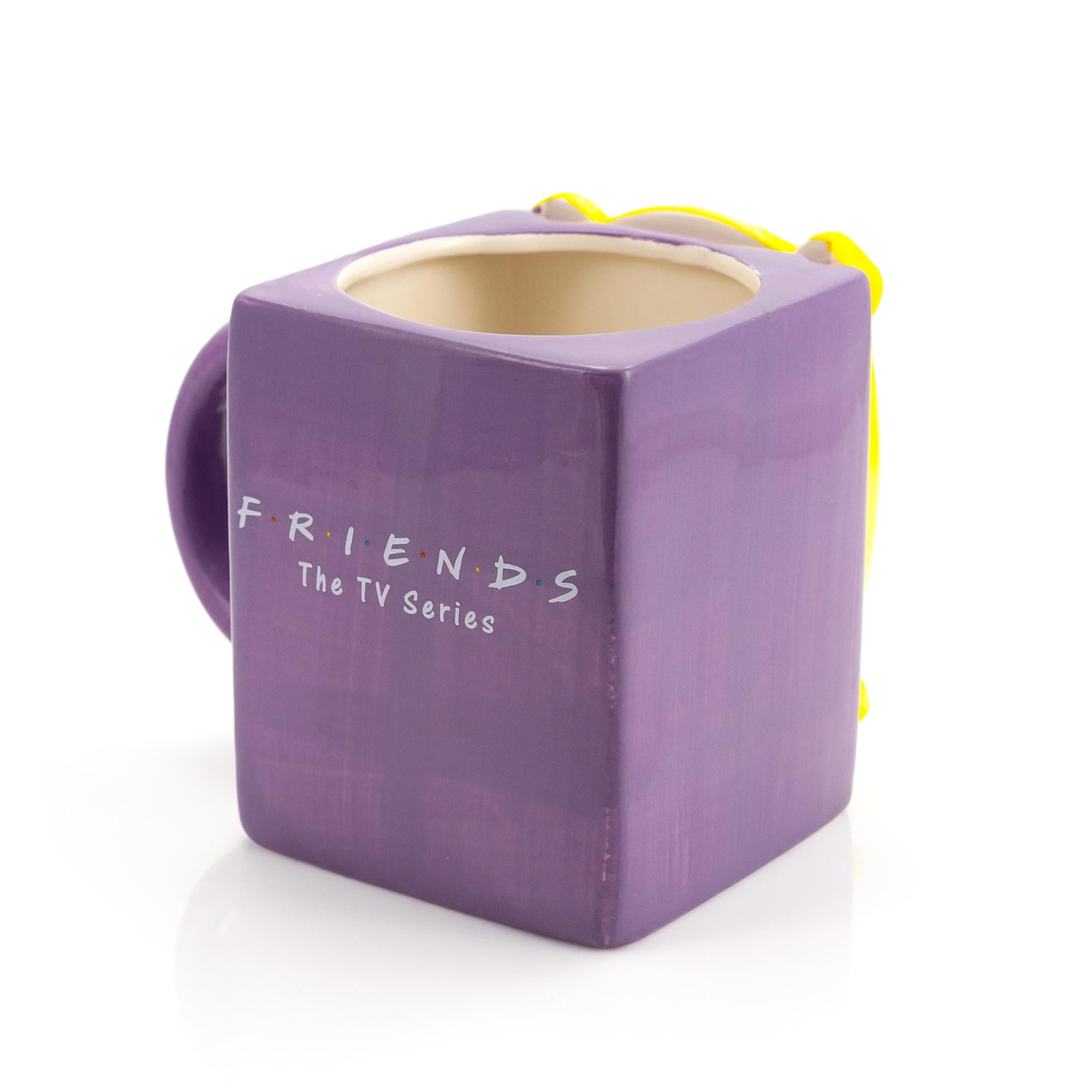 FRIENDS X SHEIN Purple 250ml Ceramic Mug With Golden Handle