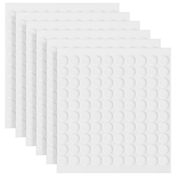 LEEYNEER 600pcs Double Sided Adhesive Dots Sticky Dots Craft Glue Points Easily Removable Clear Acrylic Adhesive Dots