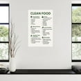 thumbnail image 3 of Clean Food Poster Healthy Diet Canvas Painting Wall Art Poster for Bedroom Living Room Decor, 3 of 4