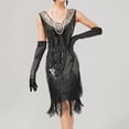 thumbnail image 1 of WILLBEST Vestidos de Verano para Mujer, Vestido Vintage Sexy sin Mangas para Mujer, Vestido de Fiesta de Noche de Lentejuelas con Cuentas y Borlas Dobles de Los Años 20 2025 Chica, 1 of 3
