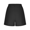 thumbnail image 6 of Womens Summer Dressy Shorts High Waisted Wide Leg Pleated Shorts Business Casual Work Shorts Trouser with Pockets, 6 of 6