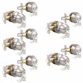 thumbnail image 2 of Knobonly All Keyed Same, Front Door Handleset with Single Cylinder Deadbolt in Satin Nickel Finish, Keyed Alike for Every Set, 5 Pack, 2 of 4
