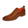 thumbnail image 4 of Men Tayno Dressy Casual Soft Leather Comfortable Slip on Loafer #ALPHA L Cognac, 4 of 9