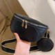 thumbnail image 1 of Bolso de pecho para mujer PU con correa ajustable para bolso de compras de viaje de oficina (negro), 1 of 8