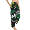 thumbnail image 2 of Sigee Dinosaur Skeleton Print Women's Soft Pajama Pants - Breathable and Comfortable Lounge Sleep Bottoms with Elastic Waistband and Pockets-, 2 of 9