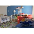 thumbnail image 2 of Fun Rugs Rectangle Multi-Colored Driving Time Nylon Kids Rug, 2 of 2